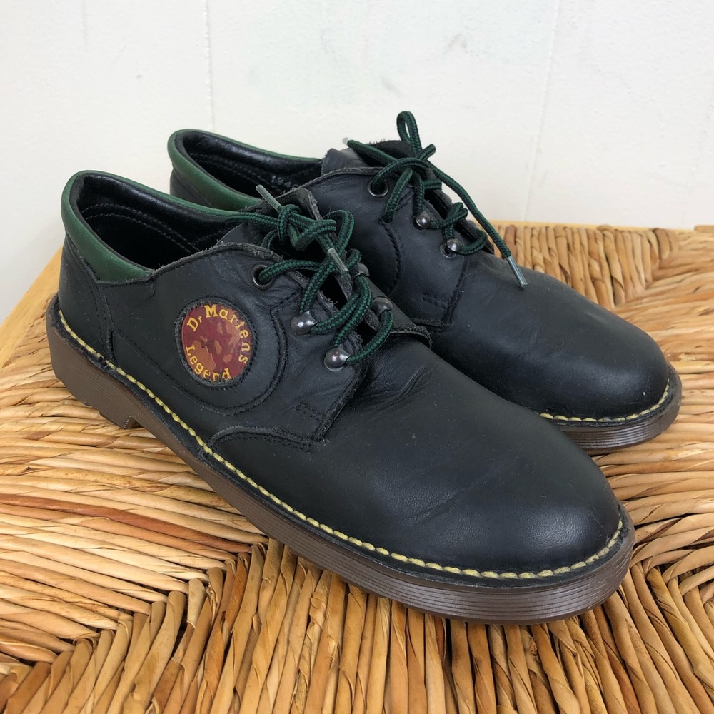 Vintage Rare Dr. Martens Made In England Leather Oxfords Sz 3‎